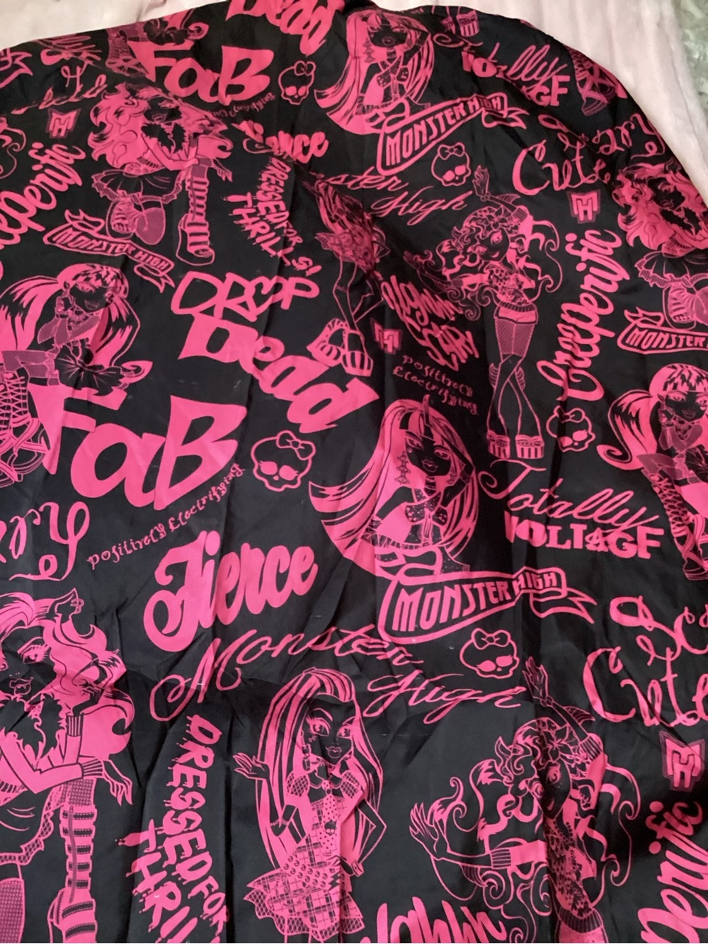 Monster High Vintage Fitted Twin Sheet